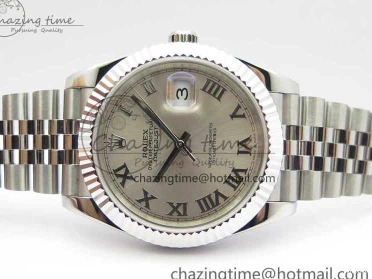 MiroTime 0112 Snug DateJust 41mm 126334 SS BP Maker 1:1 Best Edition New Version Silver Roman Dial on Jubilee Bracelet 3032